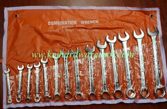 China KM Professional  manufacturer spanner set combination wrench set european type supplier