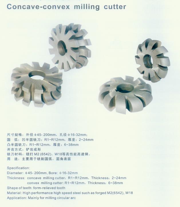 KM Convex milling cutter