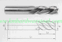 China KM End mills with parallel or flatted shank supplier
