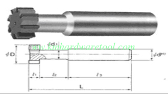 China KM Carbide Welding Blade T-slot Milling Cutter supplier
