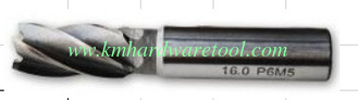 China KM HSS Straight shank end mill supplier