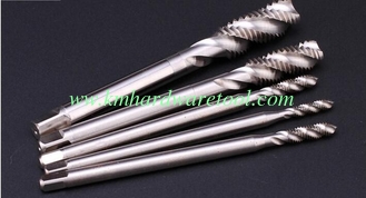 China KM HIGH HARDNESS HSS or Alloy Steel Hand Tap Tools customize taps long shank straight flute tap supplier