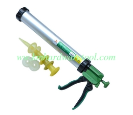 China KM 9&quot; plastic skeleton gun/construction tools silicone caulking gun supplier