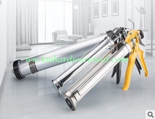 China KM 9&quot; Revolving Frame Heavy Duty Caulk Gun Silicone Sealant Applicator. 12:1 Thrust Ratio supplier