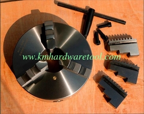 China KM CNC Steel Body 3-jaw Self Centering Lathe Chuck supplier