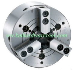 China KM 3 Jaw wedge hook type Through hole power lathe chuck supplier