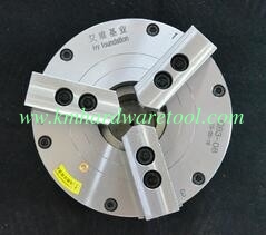 China KM 3 jaw 5 inch Half-through-hole built-in cylinder pneumatic power chuck supplier