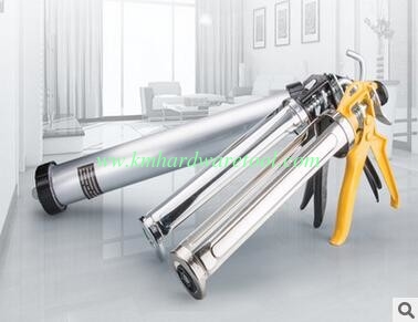 KM 9&quot; Revolving Frame Heavy Duty Caulk Gun Silicone Sealant Applicator. 12:1 Thrust Ratio supplier