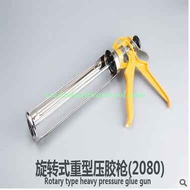 KM 9&quot; Revolving Frame Heavy Duty Caulk Gun Silicone Sealant Applicator. 12:1 Thrust Ratio supplier