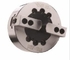 KM 2 jaw wedge type Thru-hole universal hydraulic power lathe chuck for CNC Grinding machine supplier