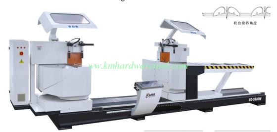 5-axis CNC double head cutting saw